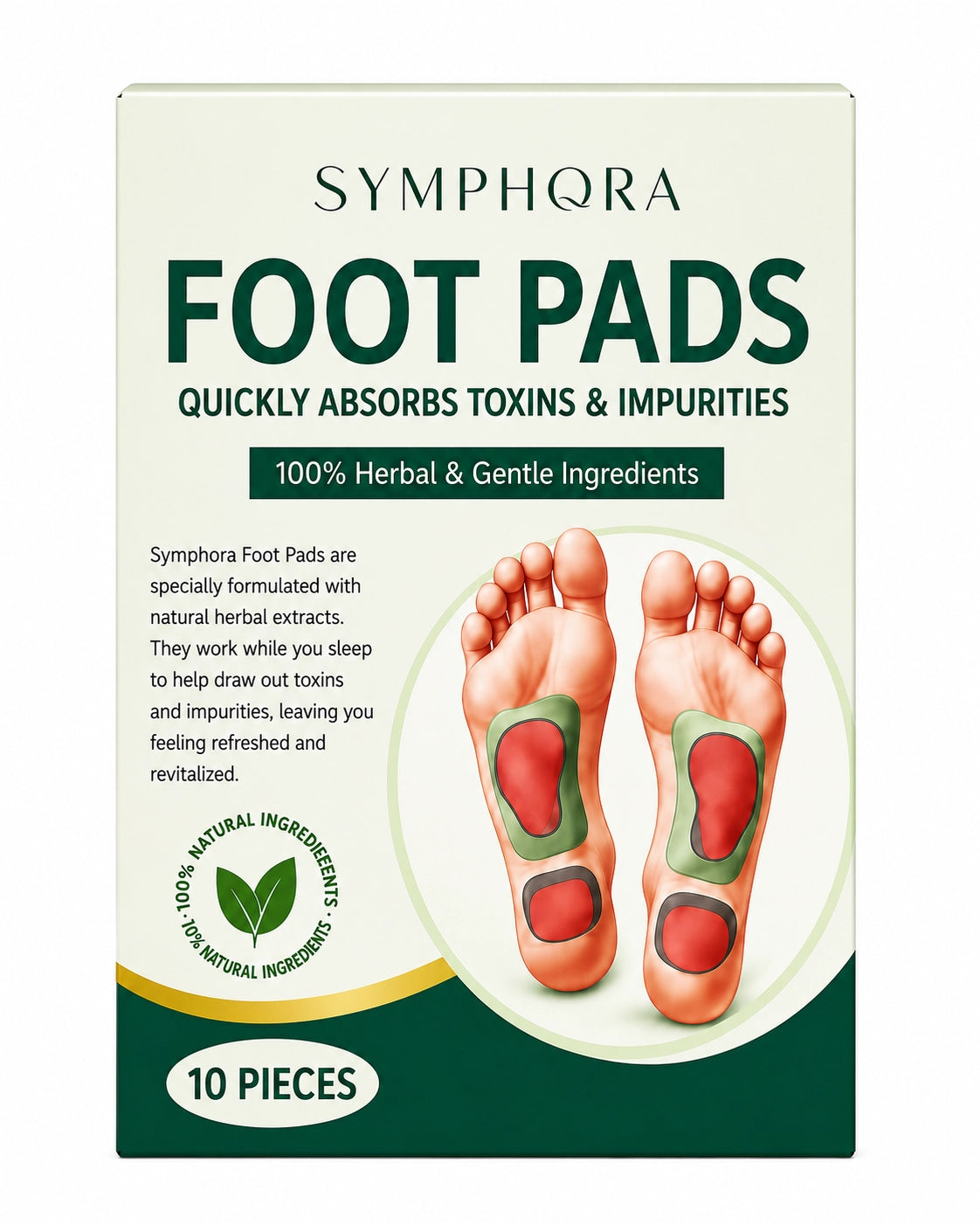 Symphora Detox Foot Patches (Pack of 10) BUY 1 GET 1 FREE
