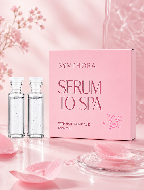 Symphora Serum to Spa Hair Spa Treatment with Hyaluronic Acid | Deep Repair & Intense Hydration | 5 x 5ml Ampoules